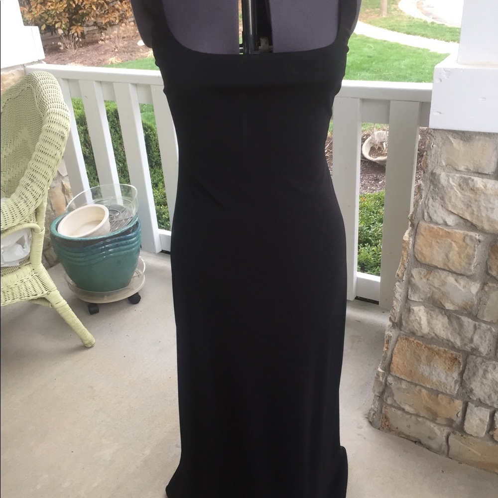 Black cocktail dress